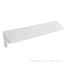 Memory foam bed pillows rail